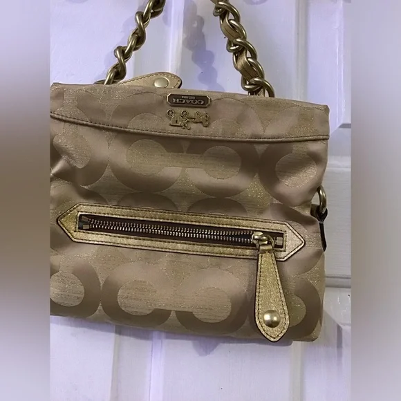 Coach Gold Chain Clutch - Picture 5 of 7